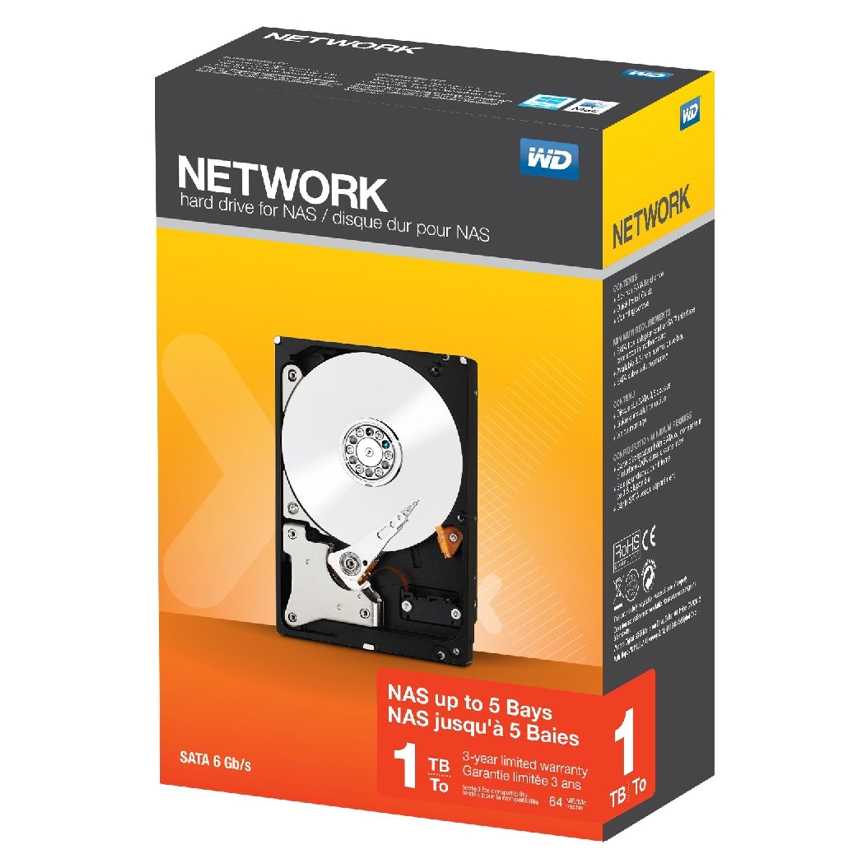 Disco Duro Western Digital 3.5" 1TB SATA NAS WD10EFRX Retail