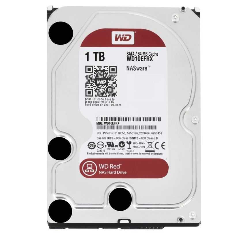 Disco Duro Western Digital 3.5" 1TB SATA NAS WD10EFRX