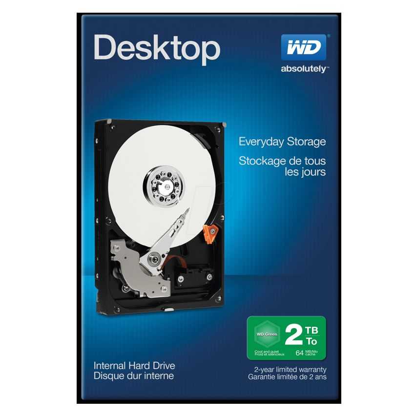 Disco Duro Western Digital 3.5" 2TB Desktop Mainstream