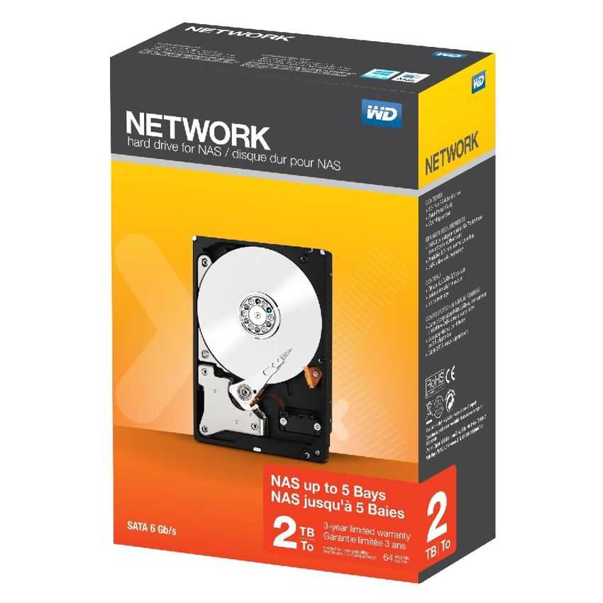 Disco Duro Western Digital 3.5" 2TB SATA Network NAS WDBMMA0020HNC-ERSN