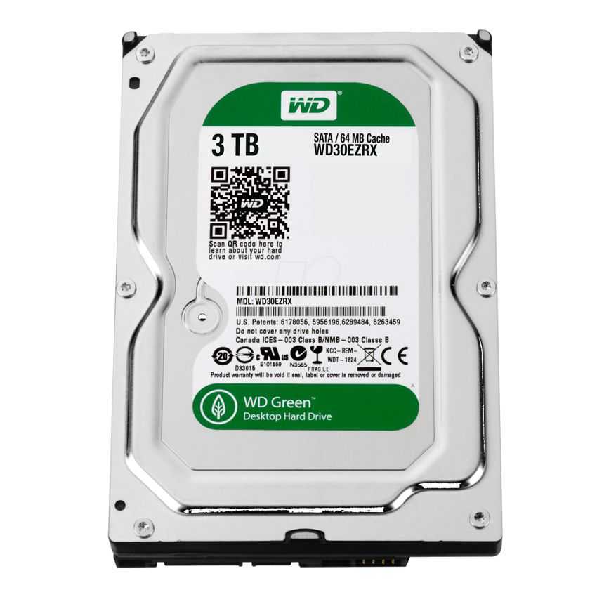 Disco Duro Western Digital 3.5" 3 TB Caviar Green WD30EZRX