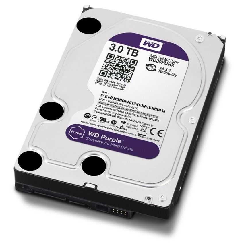 Disco Duro Western Digital 3.5" 3TB Purple WD30PURX imagen 2
