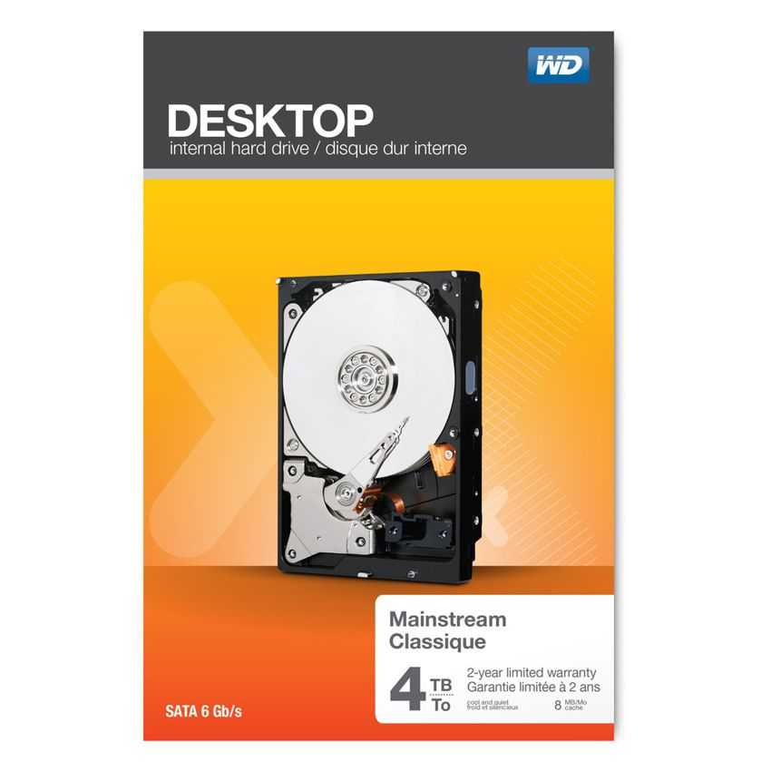 Disco Duro Western Digital 3.5" 4TB Desktop Mainstream