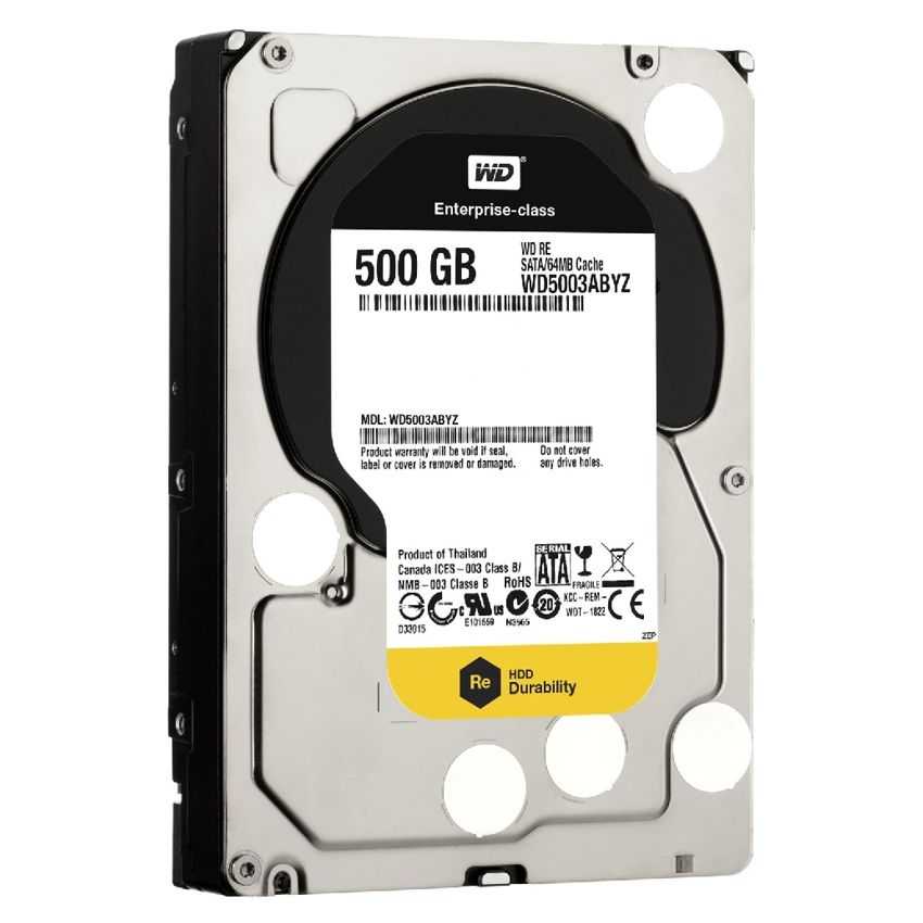 Disco Duro Western Digital 3.5" 500 GB SATA RE WD5003ABYZ