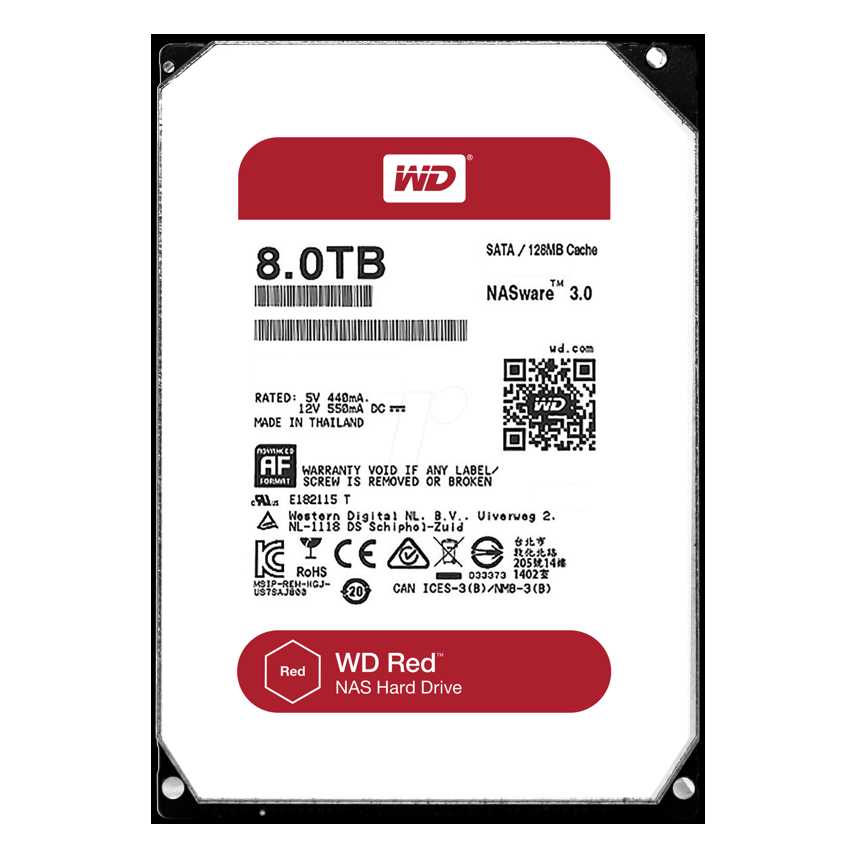 Disco Duro Western Digital 3.5" 8TB SATA NAS WD80EFZX imagen 2
