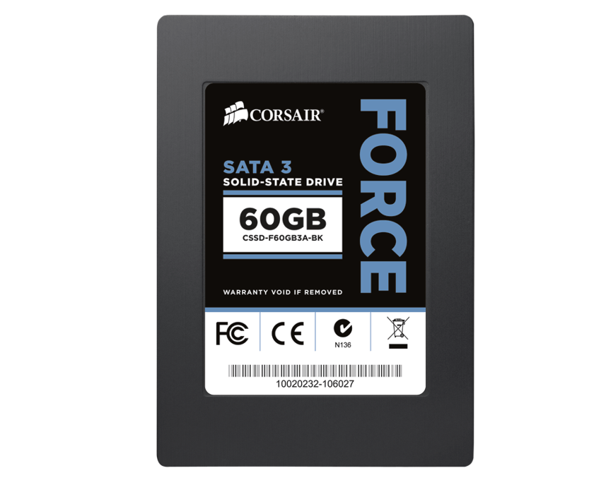 Disco duro maestro SSD CORSAIR Force Series3 60GB Sin Brackets imagen 2