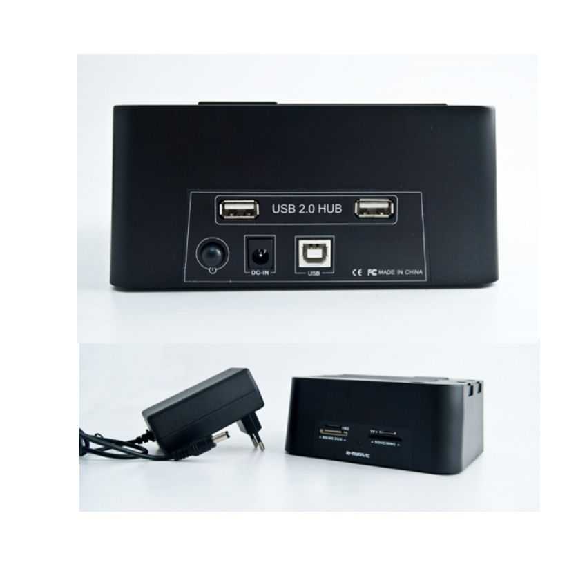 Dock Station B-MOVE BM-HDF01 USB 2.0 - 2.5"-3.5" Sata imagen 3