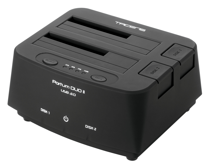 Docking Station TACENS PORTUM DUO II 2.5" - 3.5" SATA USB 3.0