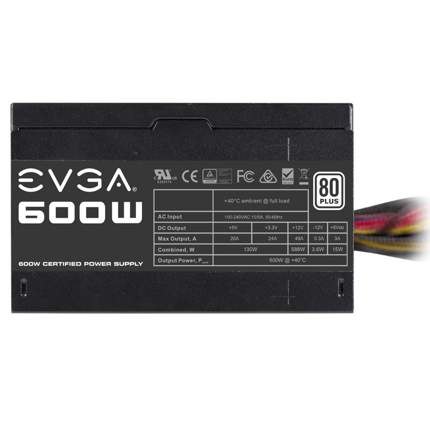 EVGA 600W1 600W 80+ White imagen 4