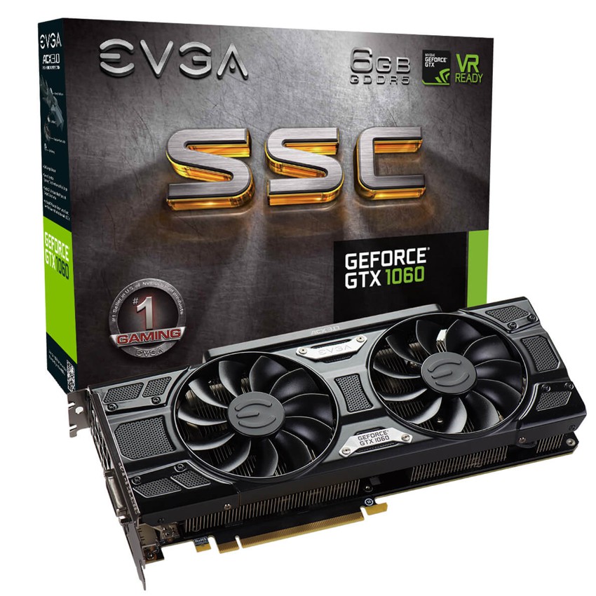 EVGA GeForce GTX1060 SSC Gaming 6GB DDR5