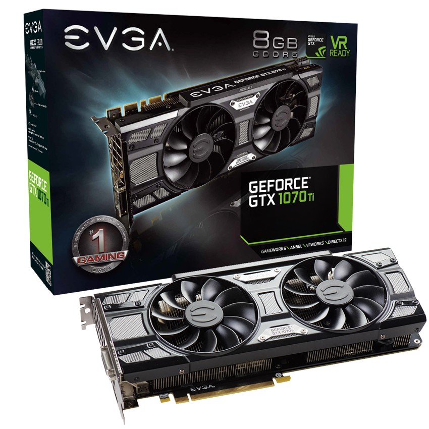 EVGA GeForce GTX1070Ti SC Gaming 8GB DDR5