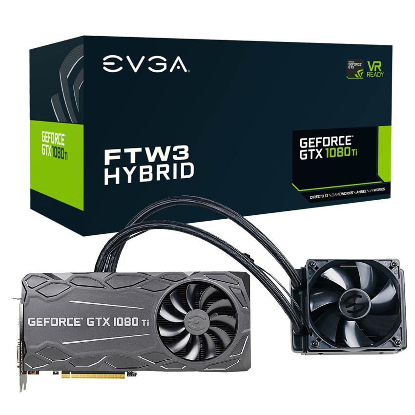 EVGA GeForce GTX1080Ti FTW3 Hybrid 11GB DDR5