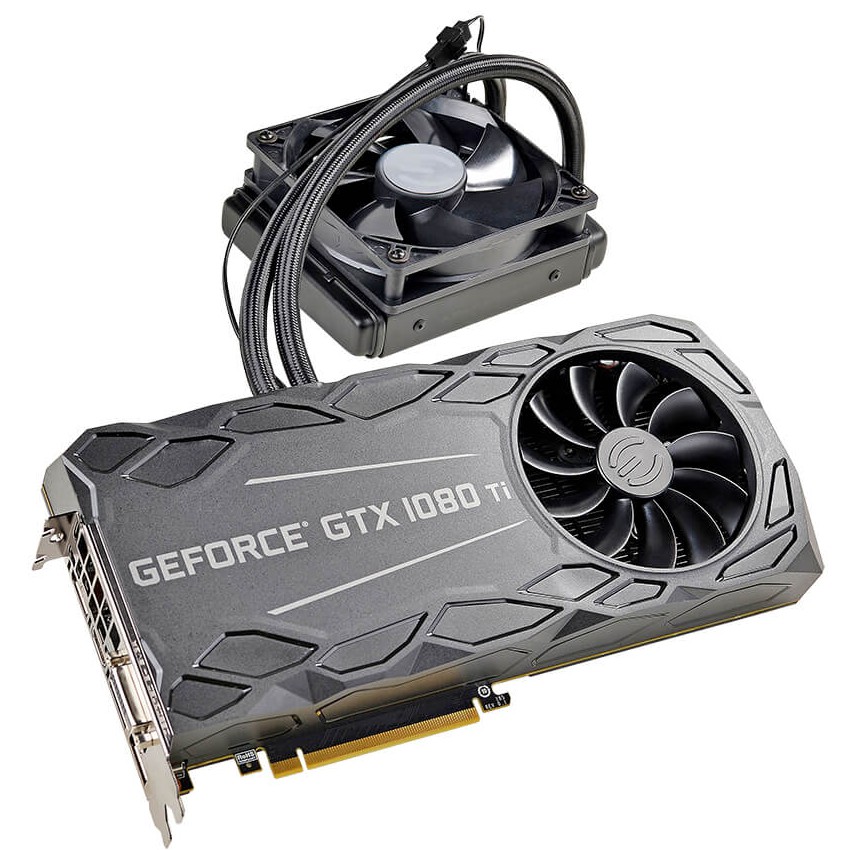 EVGA GeForce GTX1080Ti FTW3 Hybrid 11GB DDR5 imagen 2