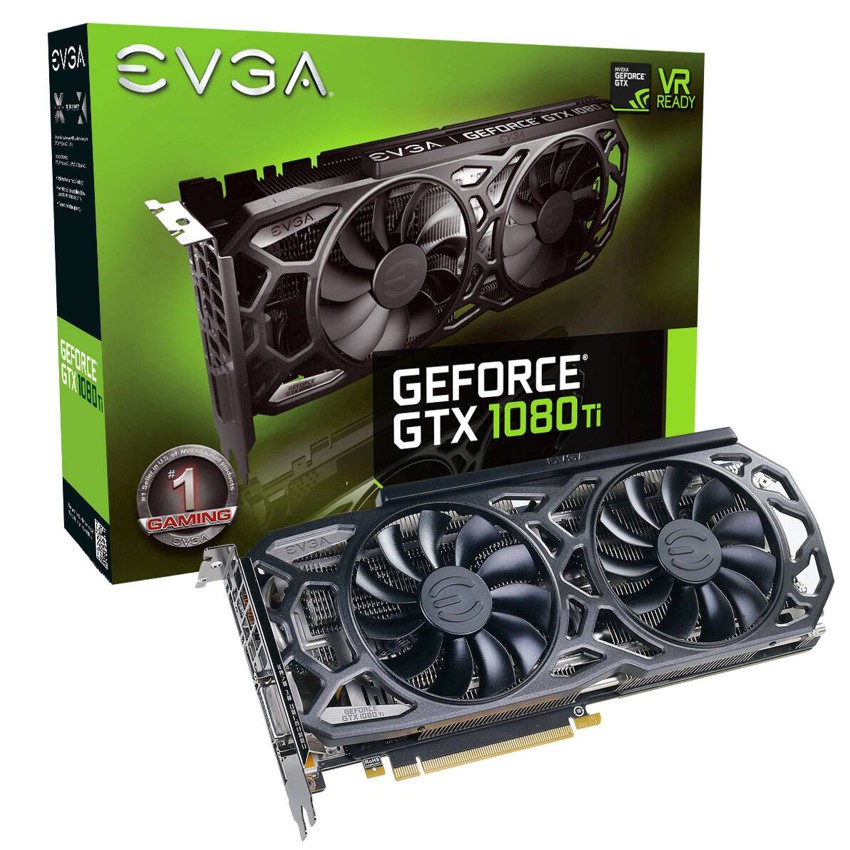 EVGA GeForce GTX1080Ti SC Black Edition Gaming 11GB DDR5