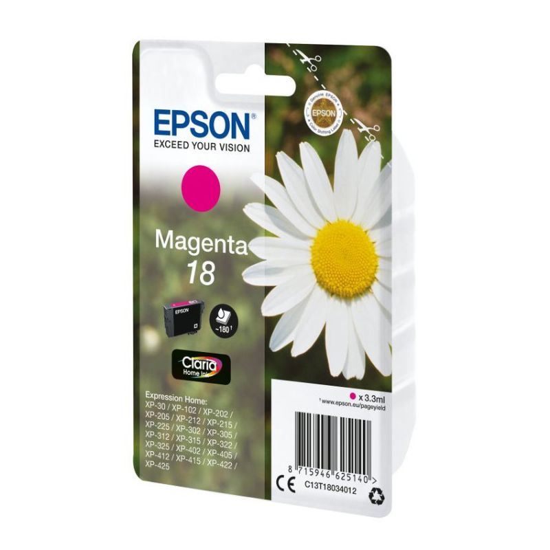Epson 18 Magenta Cartucho de Tinta Original imagen 2