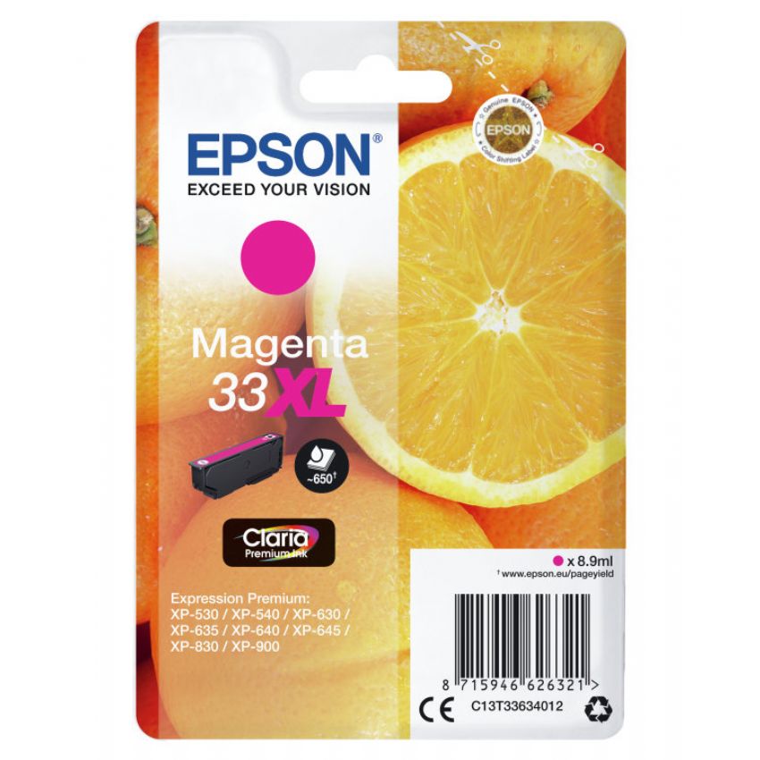 Epson 33XL Magenta Cartucho de Tinta Original Alta Capacidad imagen 3