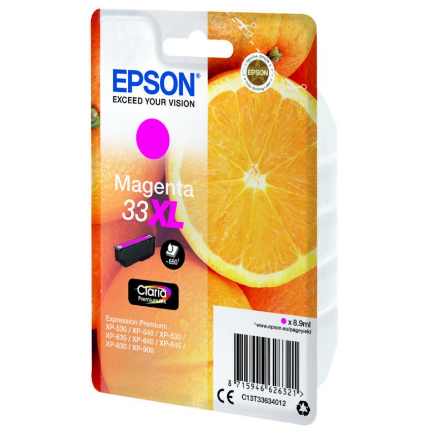 Epson 33XL Magenta Cartucho de Tinta Original Alta Capacidad imagen 4
