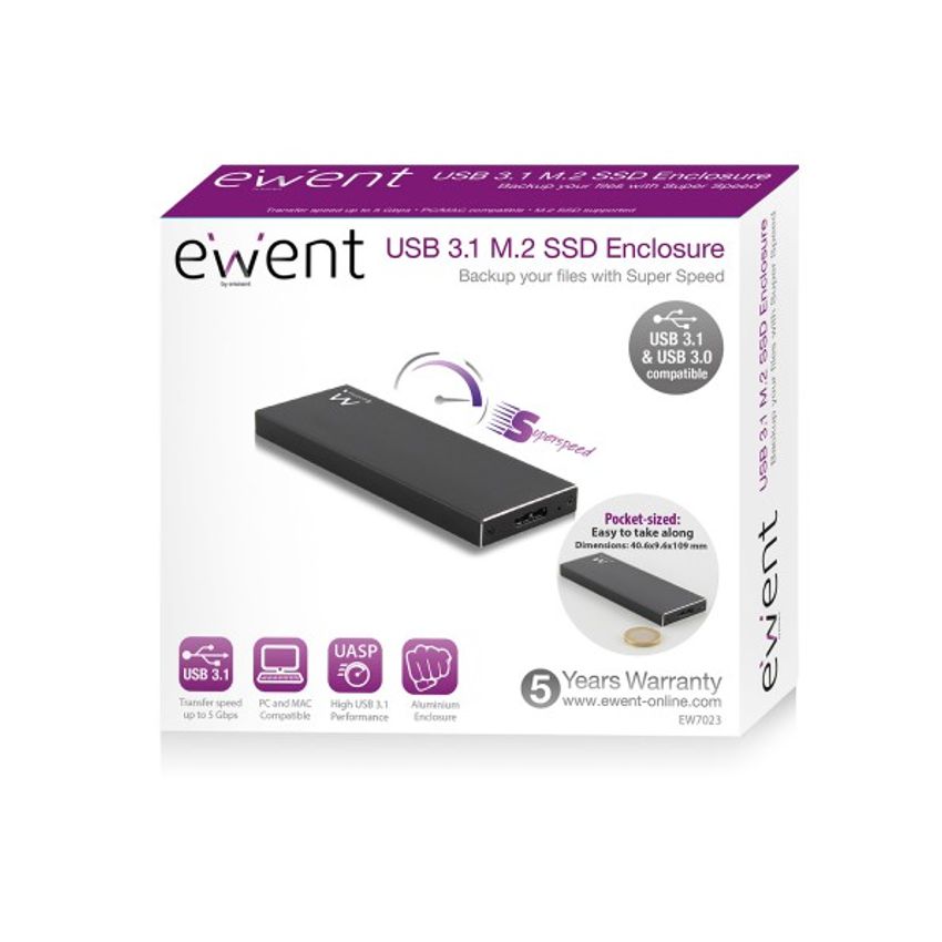 Ewent EW7023 Caja USB 3.1 para M.2 imagen 4