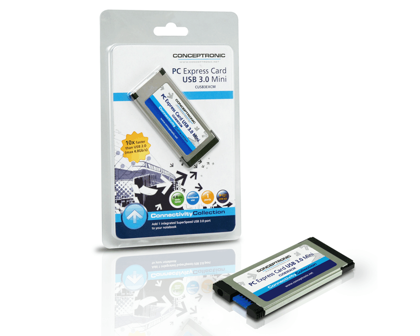 Expresscard Conceptronic 1 Puerto USB 3.0 CUSB3EXCM imagen 2