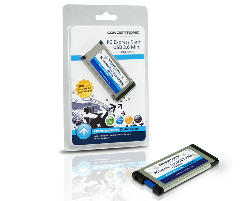Expresscard Conceptronic 1 Puerto USB 3.0 CUSB3EXCM imagen 3