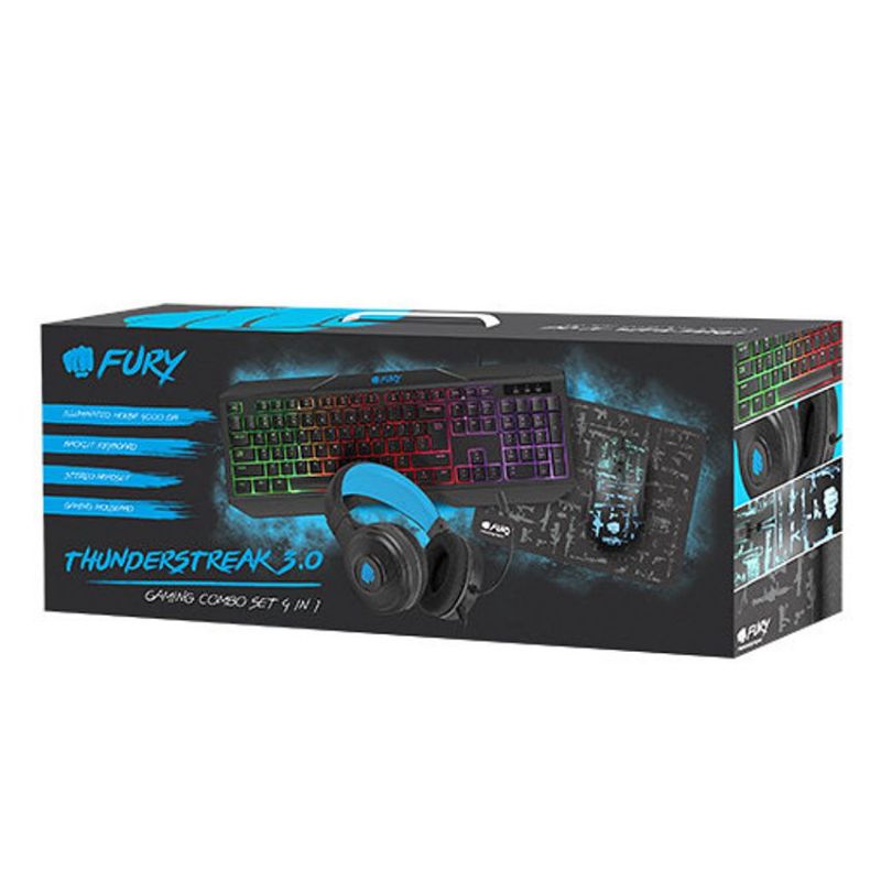 FURY THUNDERSTREAK 3.0 Teclado Ratón Auriculares y Alfombrila Gaming imagen 5