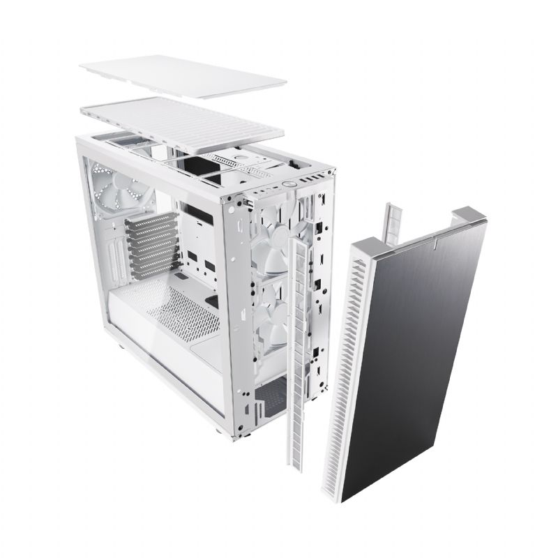 Fractal Design Define S2 Cristal Templado Blanco imagen 3