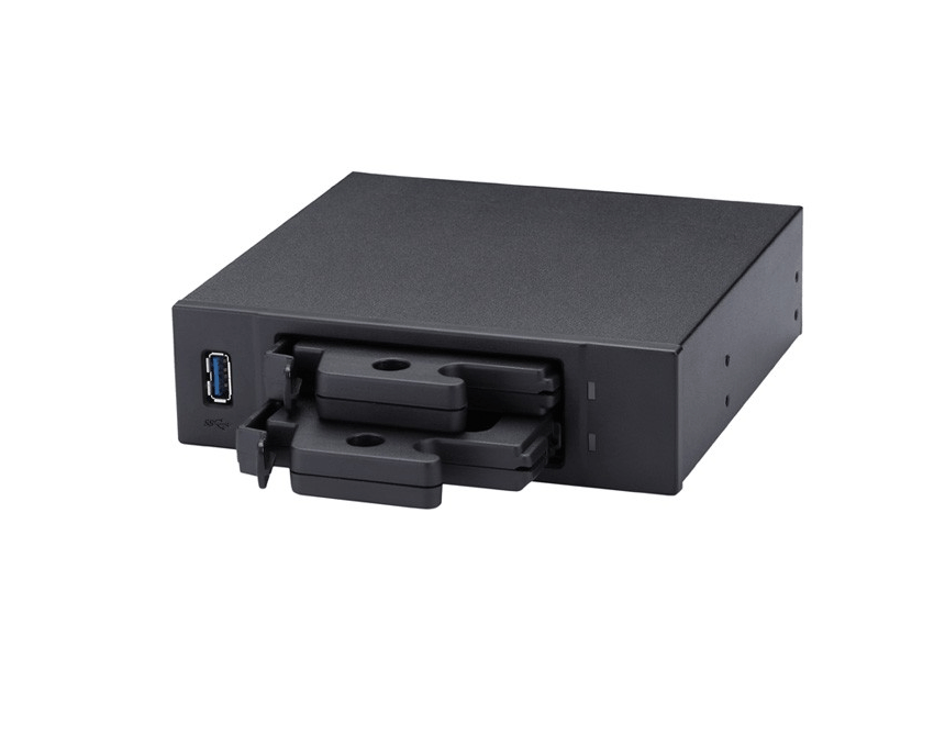Frontal 5.25" NOX Adaptador 2x2.5" - USB 3.0