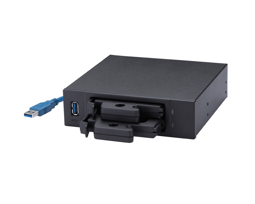 Frontal 5.25" NOX Adaptador 2x2.5" - USB 3.0 imagen 2