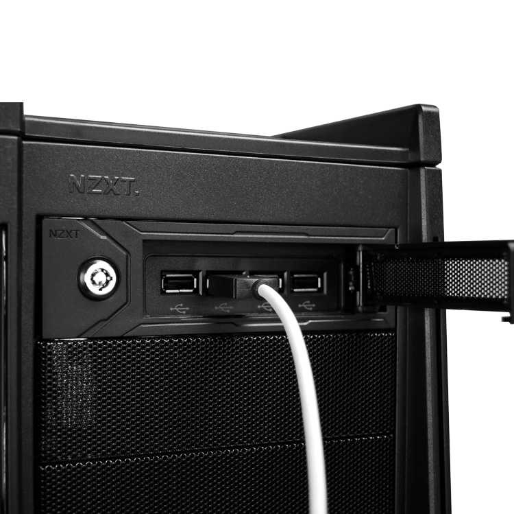 Frontal antirrobo dispositivos NZXT Bunker 5.25" imagen 4