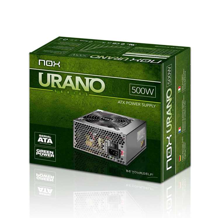 Fuente ATX Nox Urano Series 500W 1xPCIE
