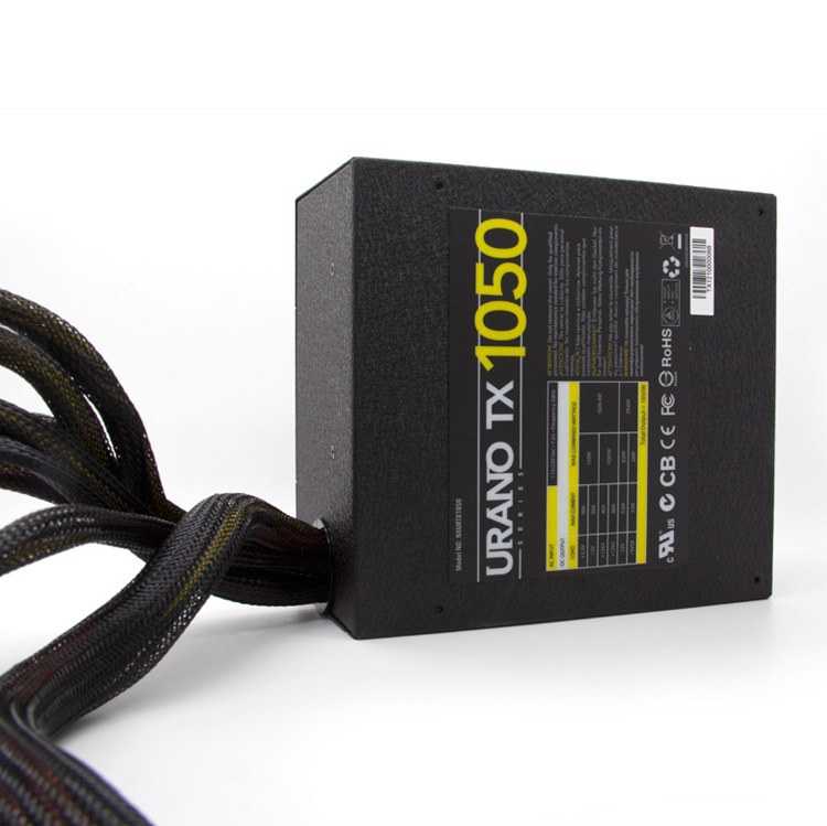 Fuente ATX Nox Urano TX 1050W PFC Activo 140 mm imagen 3