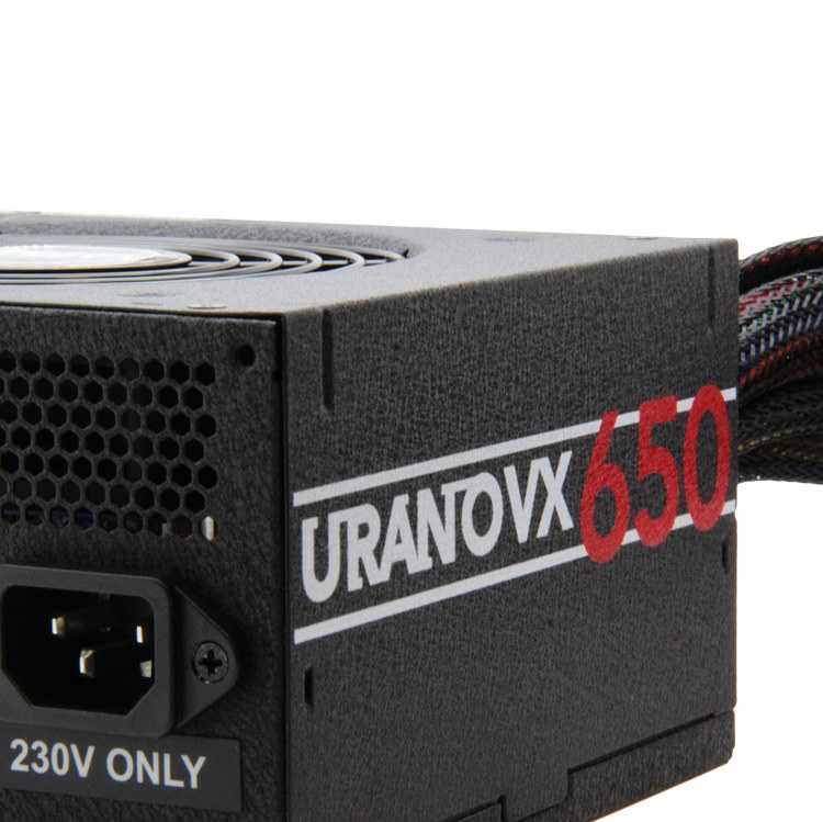 Fuente ATX Nox Urano VX 650W PFC Activo 120 mm imagen 3