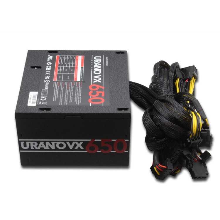 Fuente ATX Nox Urano VX 650W PFC Activo 120 mm imagen 4