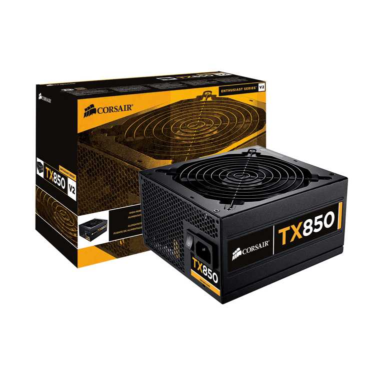 Fuente CORSAIR 850W TX V2 Enthusiast Series 80+Bro imagen 3