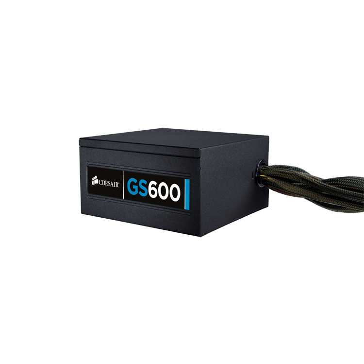 Fuente CORSAIR GS600W Gaming Series 80PLUS