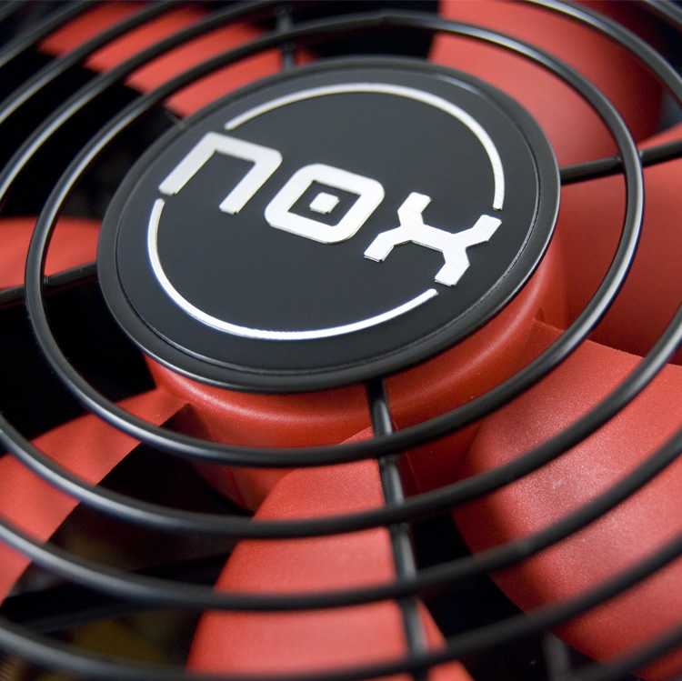 Fuente NOX NX Series 520W PFC Activo 120 Red Fan imagen 3