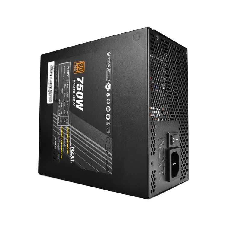Fuente NZXT Hale 82 750W Modular 80PLUS Bronze