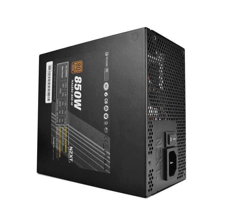 Fuente NZXT Hale 82 850W Modular 80PLUS Bronze
