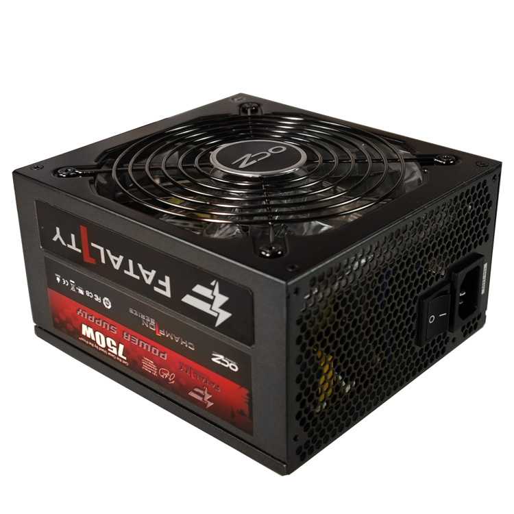 Fuente OCZ Fatal1ty 750W 80PLUS Bronce