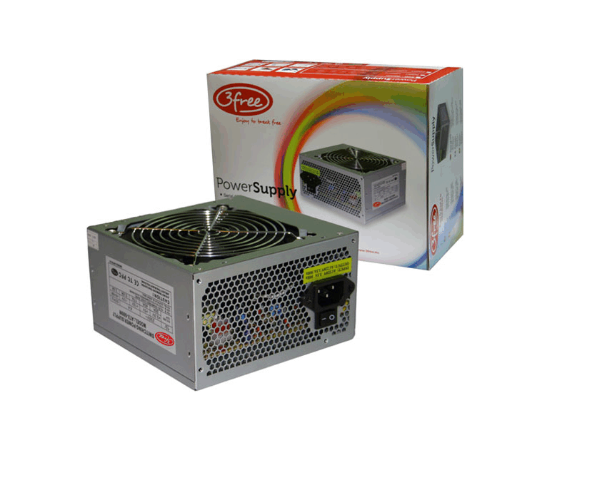 Fuente de Alimentacion 3FREE 500 W PFC Pasivo 120mm 20db 3F-PS500H