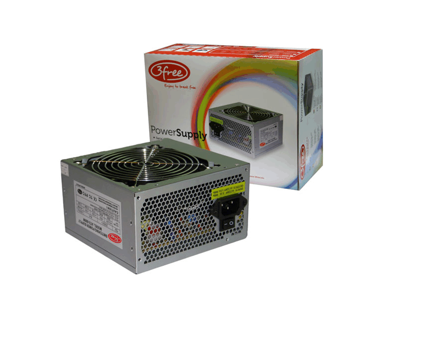Fuente de Alimentacion 3FREE 600 W PFC Pasivo 120mm 20db 3F-PS600H
