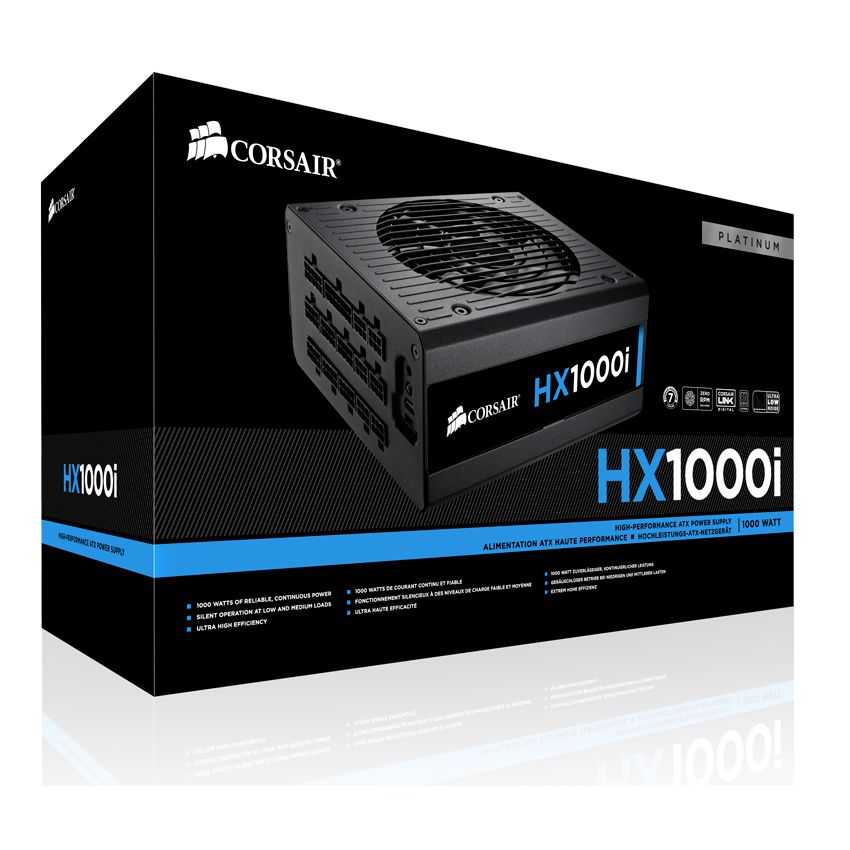 Fuente de Alimentacion CORSAIR HX1000i 1000W 80 Plus Platinum imagen 5