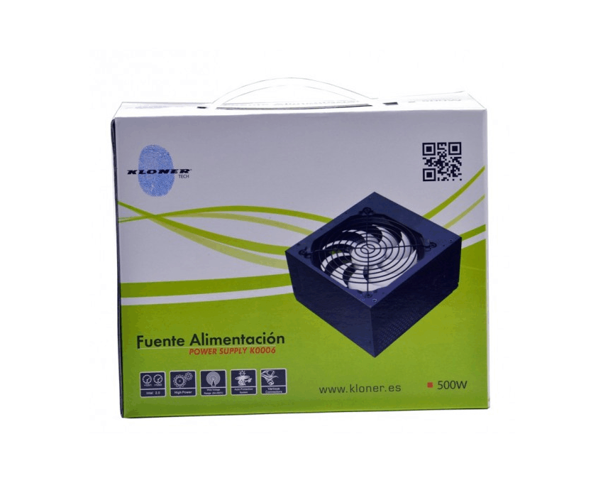 Fuente de Alimentacion KLONER 500 Wattios Fan 12cm imagen 3