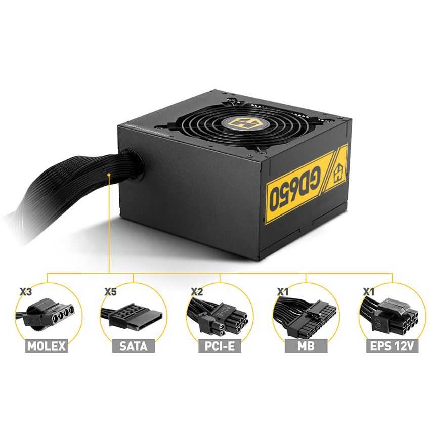 Fuente de Alimentacion NOX GD650 Hummer 80 Plus Gold 650W imagen 3