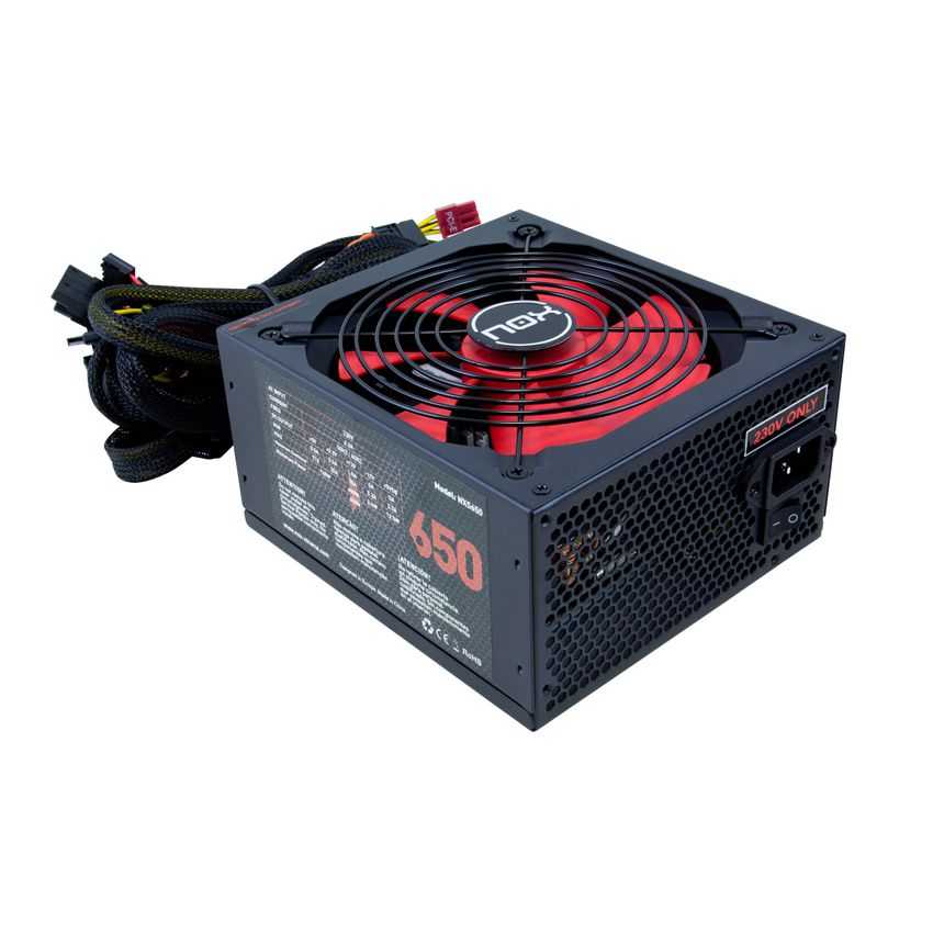 Fuente de Alimentacion NOX NXS650 650W imagen 2