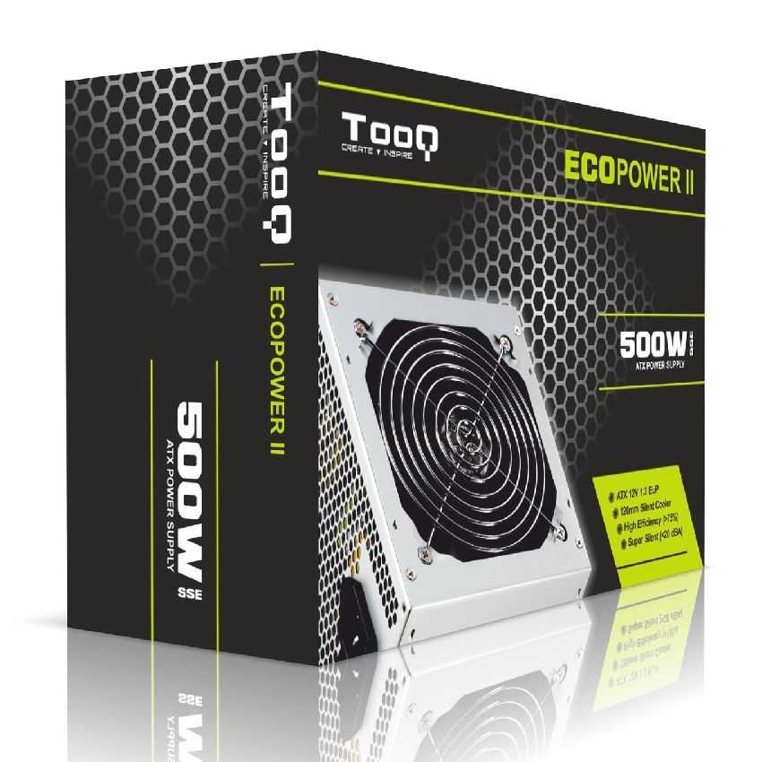 Fuente de Alimentacion TOOQ TQEP-500SSE 500 Wattios imagen 3