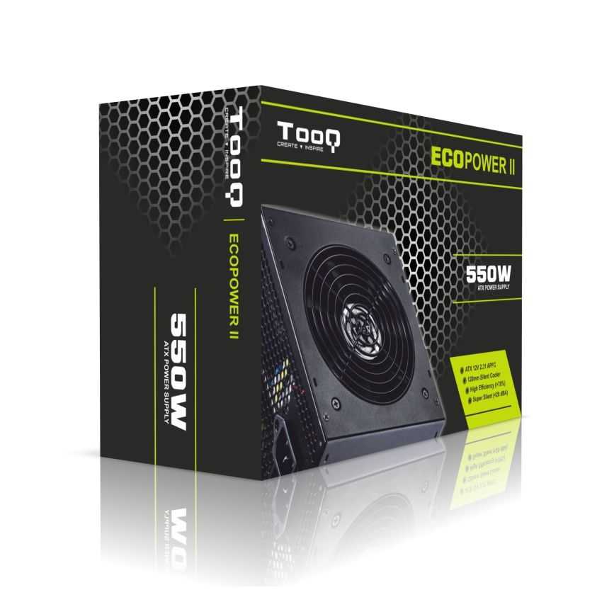 Fuente de Alimentacion Tooq TQEP-550SP 550W ATX imagen 3