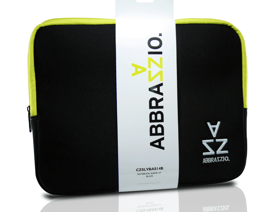 Funda ABBRAZZIO Negra con detalles en cremallera 13"-14" imagen 2