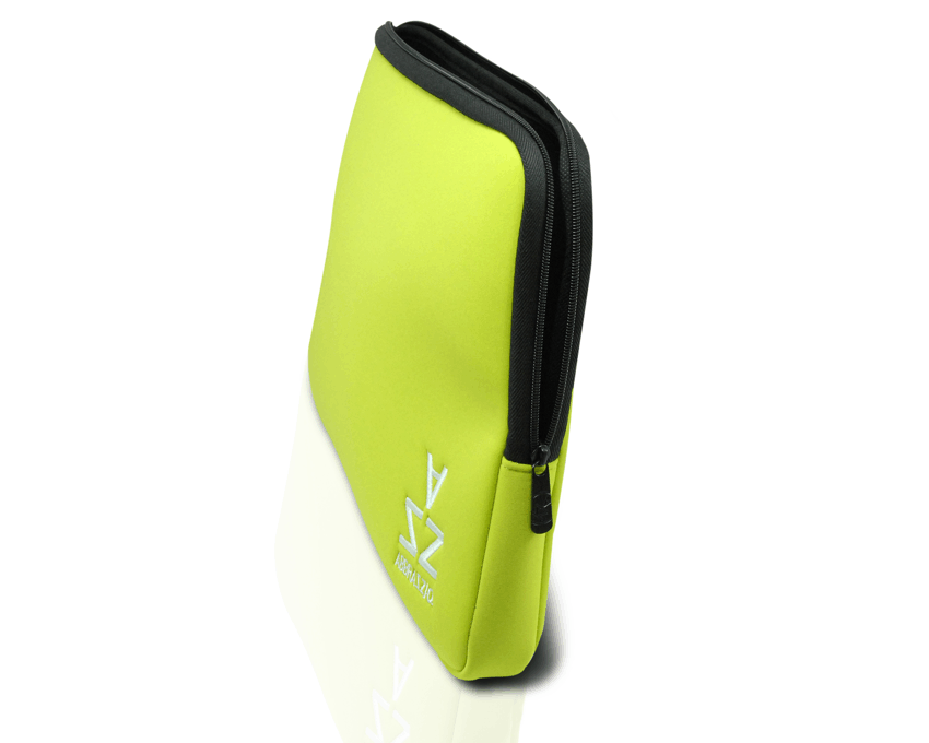 Funda ABBRAZZIO Verde Lima con detalles en cremallera 13"-14" imagen 3