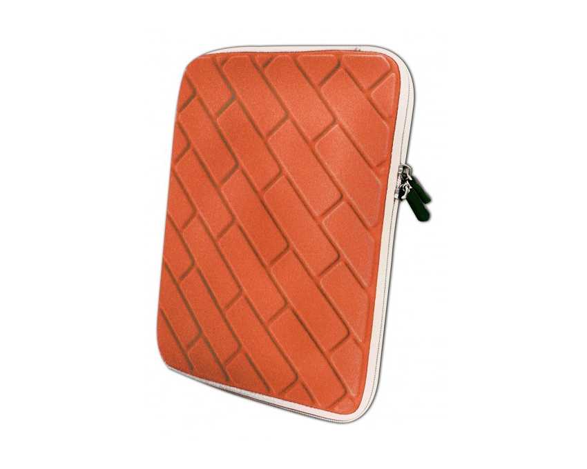 Funda APPROX para IPAD / Tablet de 7 a 10 pulgadas Efecto Ladrillo Naranja